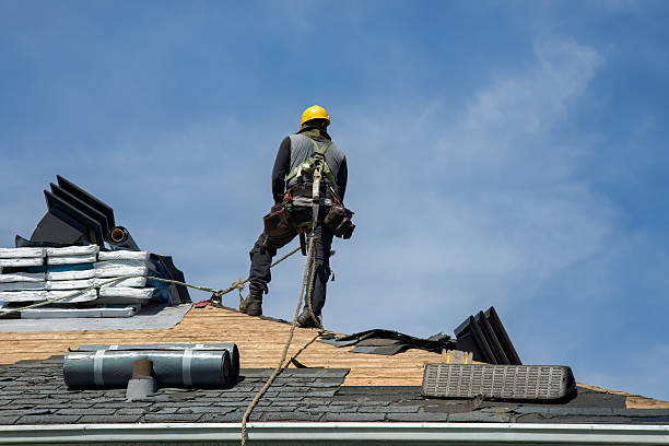 Professional Roof Replacement technician working in Gratiot, OH